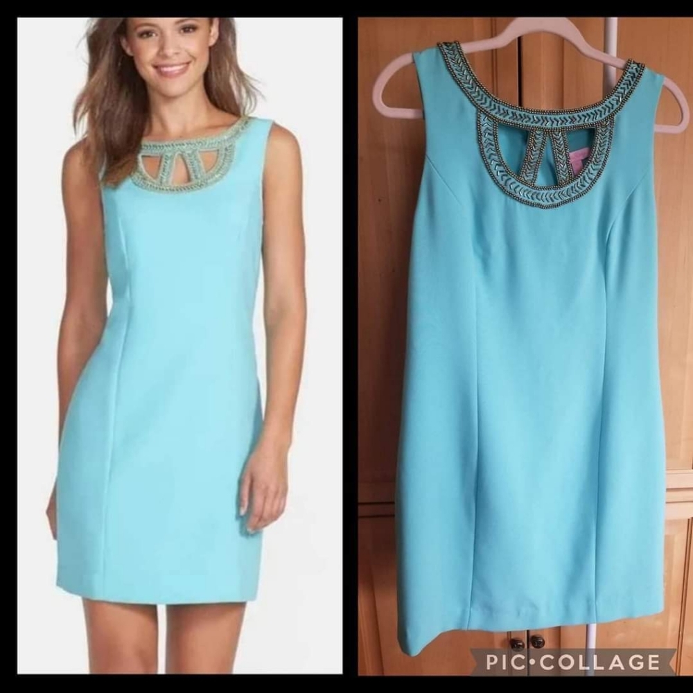 SOLD Lilly Pulitzer sz 10 Lane shift Shorely Blue